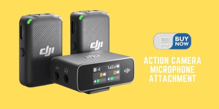 Action Camera Microphone Attachment