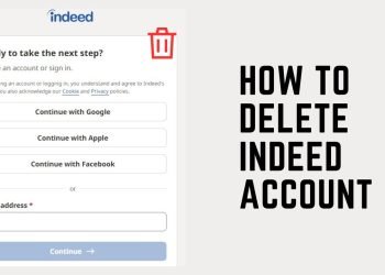 Delete Indeed Account