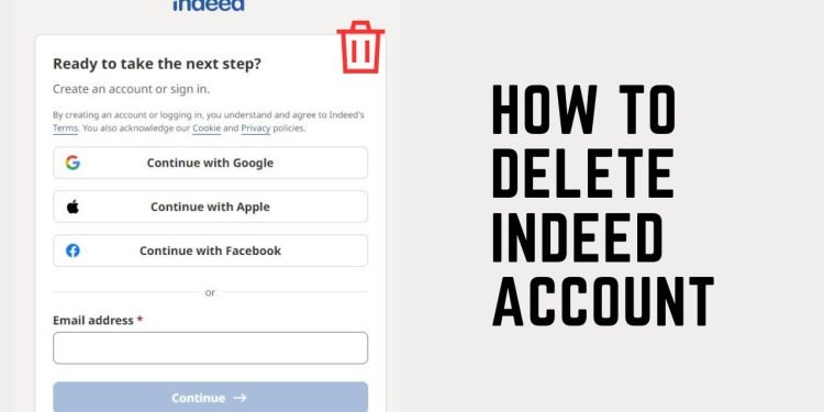 Delete Indeed Account